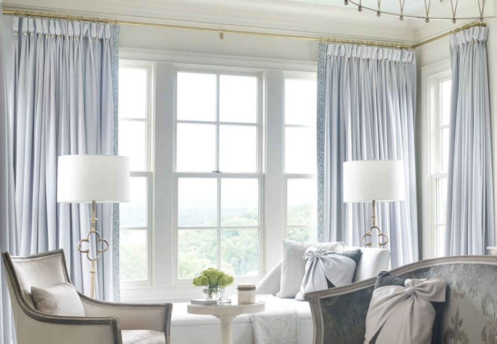 Goblet Pleat Curtains in UAE