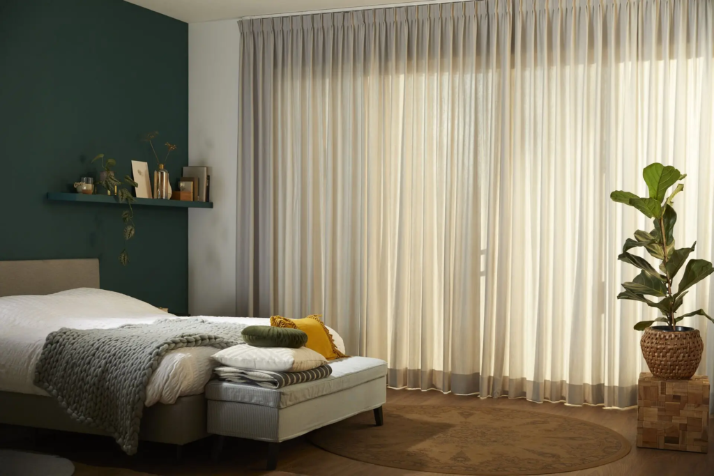 Motorized Curtains for Palm Villas
