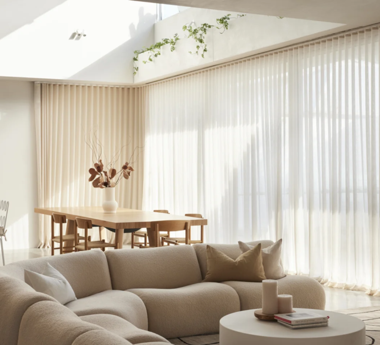 Matching Wallpaper with Window Drapes