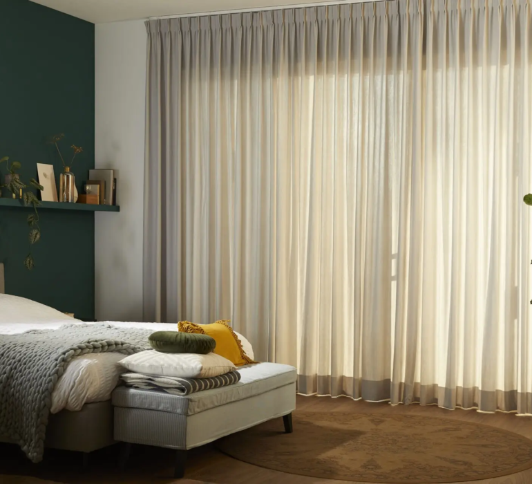 Motorized Curtains for Palm Villas